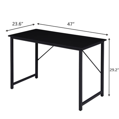 YES4HOMES Computer Desk, Sturdy Home Office Desk for Laptop, Modern Simple Style Writing Table, Multipurpose V278-M7910B-OFFICE-DESK