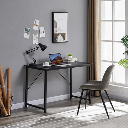 YES4HOMES Computer Desk, Sturdy Home Office Desk for Laptop, Modern Simple Style Writing Table, Multipurpose V278-M7910B-OFFICE-DESK