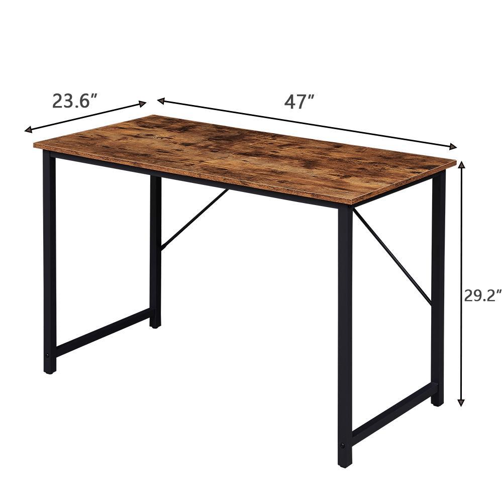 YES4HOMES Computer Desk, Sturdy Home Office Desk for Laptop, Modern Simple Style Writing Table, Multipurpose V278-M7910F-OFFICE-DESK