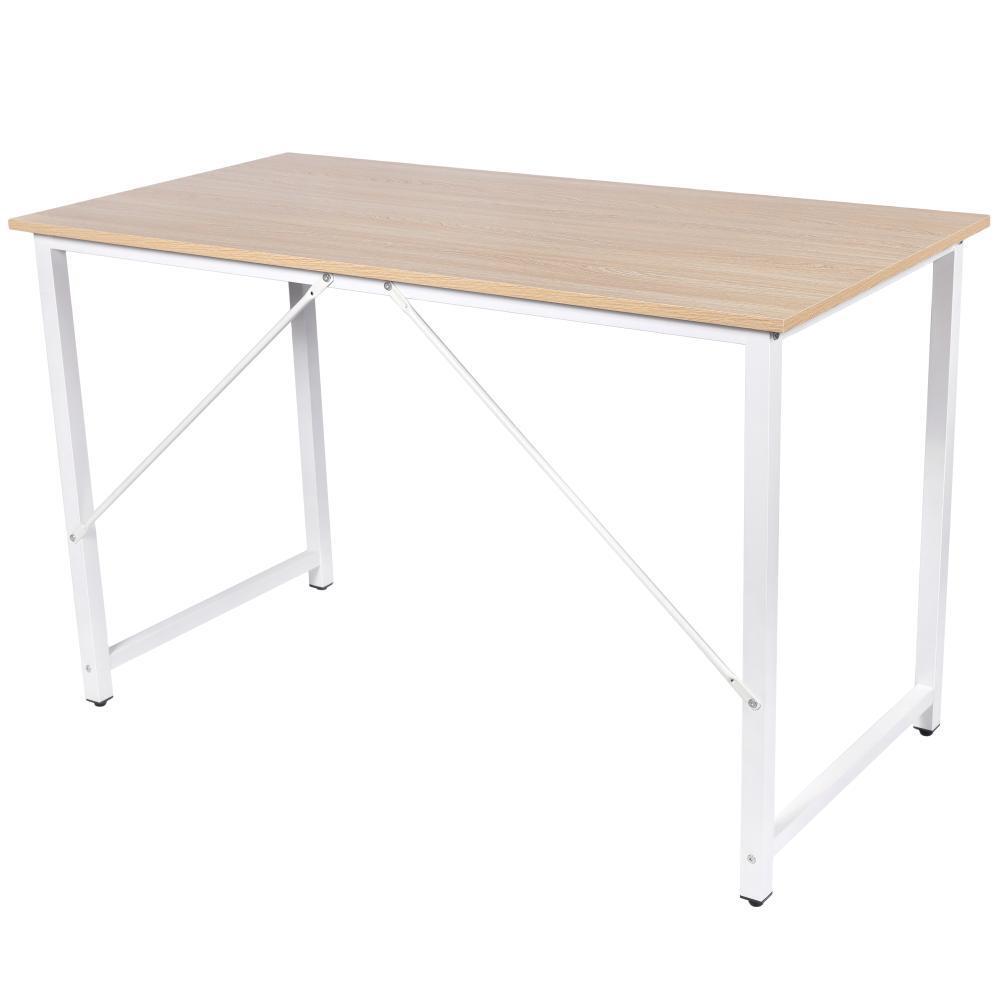 YES4HOMES Computer Desk, Sturdy Home Office Laptop Desk Modern Writing Table, Multipurpose Workstation V278-M7910W-OFFICE-DESK