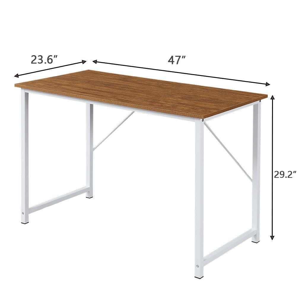 YES4HOMES Computer Desk, Sturdy Home Office Laptop Desk Modern Writing Table, Multipurpose Workstation V278-M7910Y-OFFICE-DESK