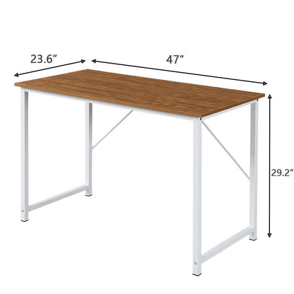 YES4HOMES Computer Desk, Sturdy Home Office Laptop Desk Modern Writing Table, Multipurpose Workstation V278-M7910Y-OFFICE-DESK