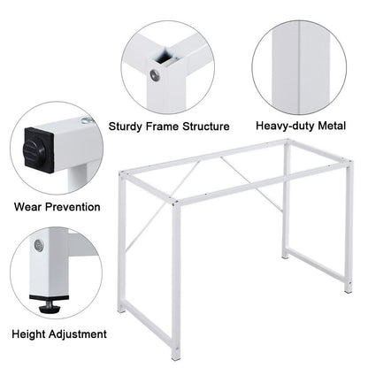 YES4HOMES Computer Desk, Sturdy Home Office Laptop Desk Modern Writing Table, Multipurpose Workstation V278-M7910Y-OFFICE-DESK
