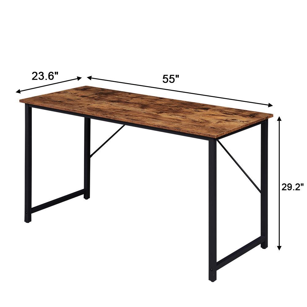 YES4HOMES Computer Desk, Sturdy Home Office Gaming Desk for Laptop, Modern Simple Style Writing Table, V278-M7911F-OFFICE-DESK