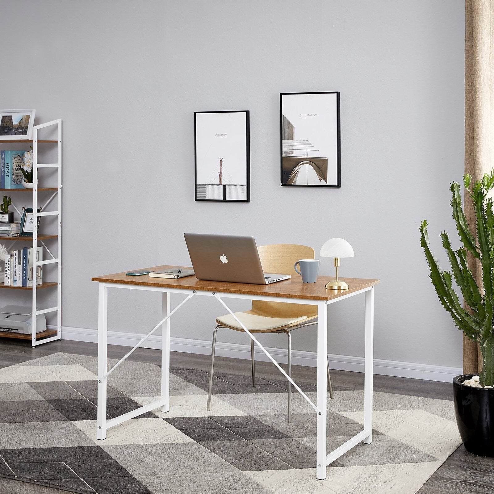 YES4HOMES Computer Desk, Sturdy Home Office Gaming Desk for Laptop, Modern Simple Style Table, Multipurpose V278-M7911Y-OFFICE-DESK