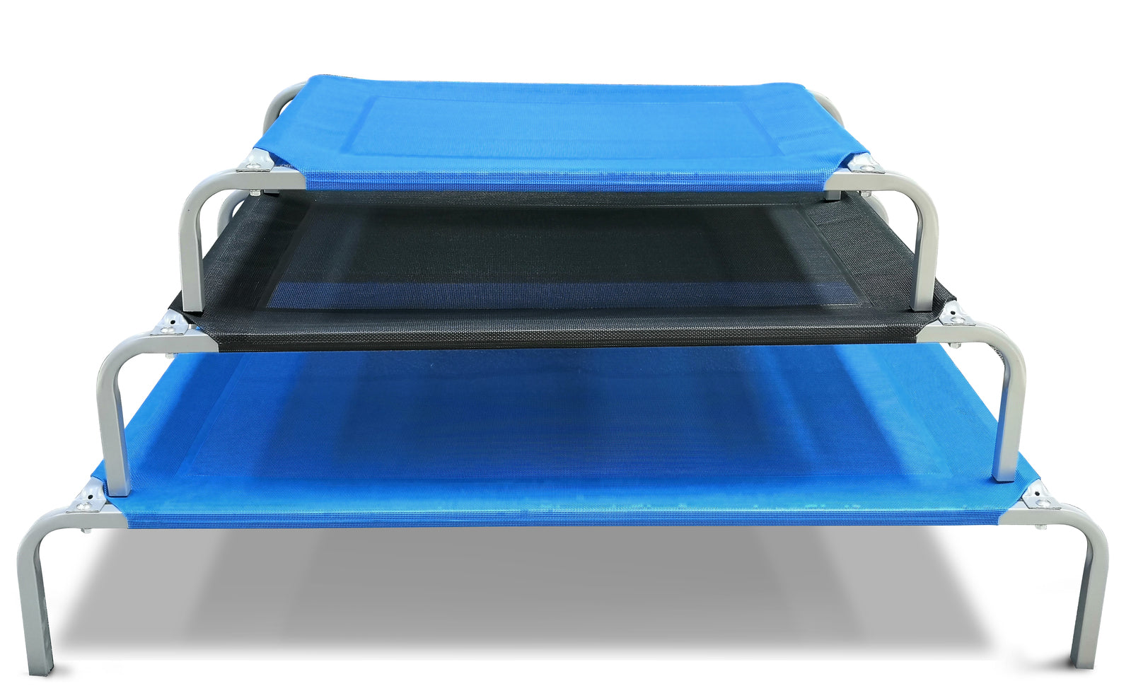 YES4PETS Small Pet Dog Puppy Cat Bed Trampoline Hammock Cot Bed 80 x 48 x 16 cm V278-MPB3-S