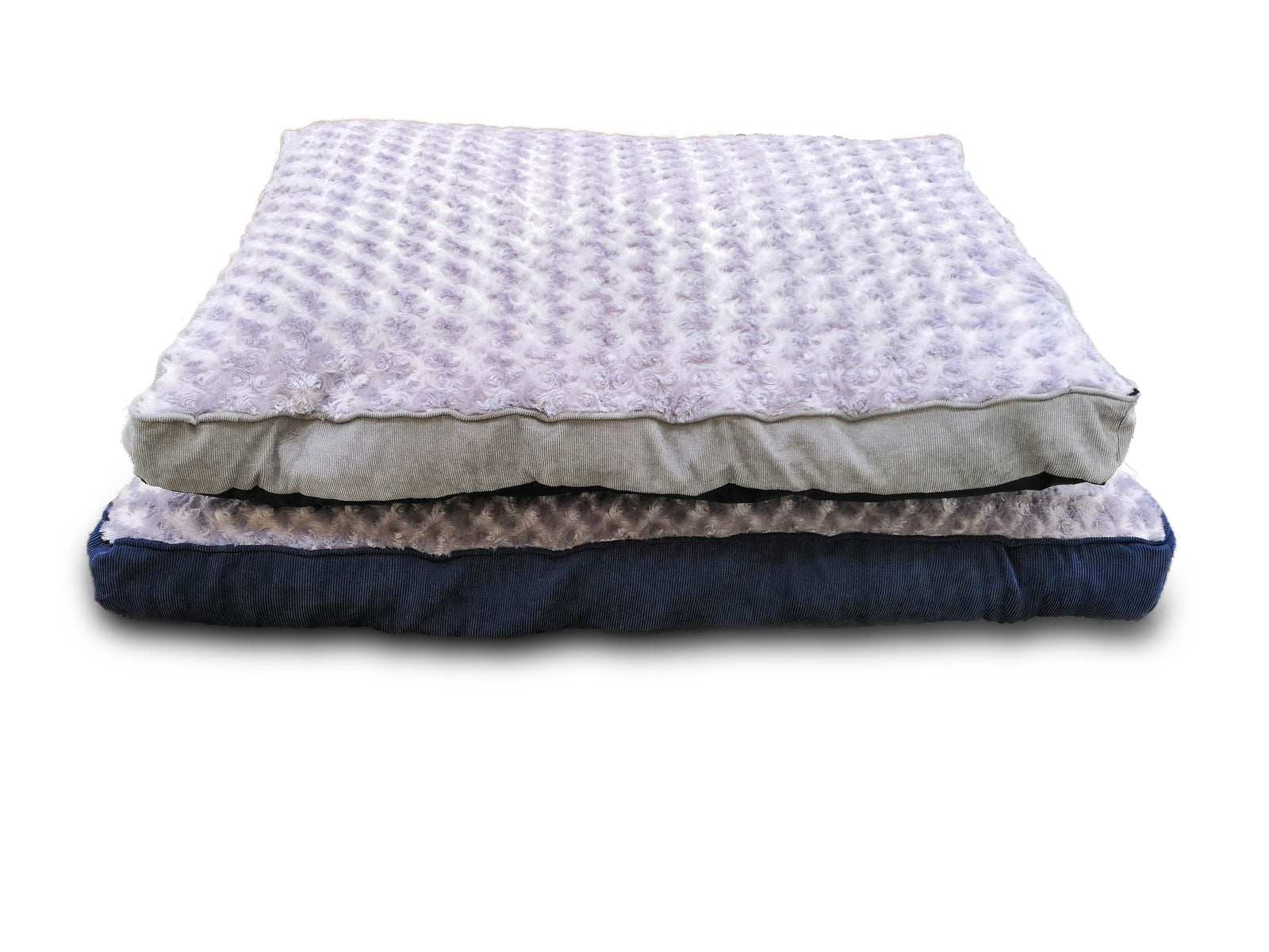 YES4PETS Medium Dog Puppy Pad Bed Kennel Mat Cushion Bed 85 x 60 cm Blue / Grey V278-MRP2-S