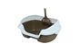 YES4PETS Small Portable Cat Kitten Rabbit Toilet Litter Box Tray with Scoop Brown V278-MSP-0001-BROWN
