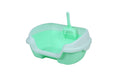 YES4PETS Small Portable Cat Kitten Rabbit Toilet Litter Box Tray with Scoop Green V278-MSP-0001-GREEN
