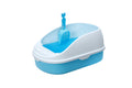 YES4PETS Medium Portable Cat Toilet Litter Box Tray with Scoop Blue V278-MSP-0002-BLUE
