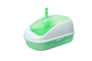YES4PETS Medium Portable Cat Toilet Litter Box Tray with Scoop Green V278-MSP-0002-GREEN