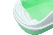 YES4PETS Medium Portable Cat Toilet Litter Box Tray with Scoop Green V278-MSP-0002-GREEN