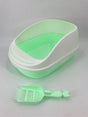 YES4PETS Large Portable Cat Toilet Litter Box Tray House with Scoop Green V278-MSP-0003-GREEN