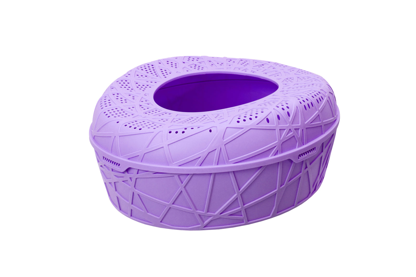 YES4PETS XL Portable Cat Toilet Litter Box Tray House with Scoop Purple V278-MSP-0005-PURPLE