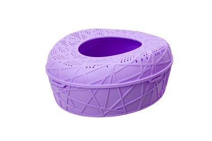 YES4PETS XL Portable Cat Toilet Litter Box Tray House with Scoop Purple V278-MSP-0005-PURPLE
