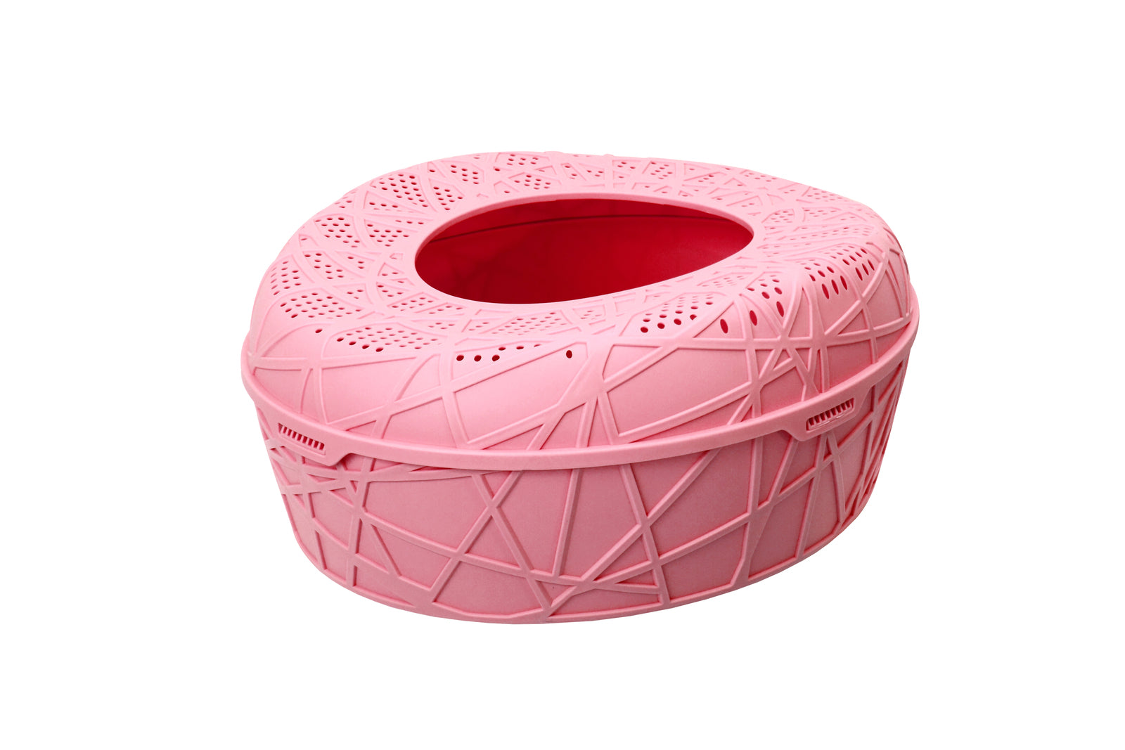 YES4PETS XL Portable Cat Toilet Litter Box Tray House with Scoop Red V278-MSP-0005-RED