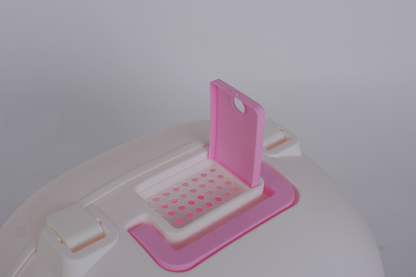 YES4PETS Portable Hooded Cat Toilet Litter Box Tray House with Handle, Scoop and Charcoal Filter Pink V278-MSP-0006-PINK