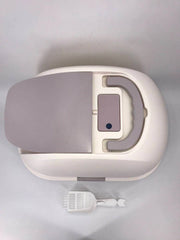 YES4PETS XL Portable Hooded Cat Toilet Litter Box Tray House w Charcoal Filter and Scoop White V278-MSP-0008-WHITE