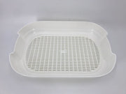 YES4PETS Large Portable Cat Toilet Litter Box Tray with Scoop and Grid Tray Purple V278-MSP-004-PURPLE-W-ZW-0001