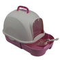 YES4PETS Large Hooded Cat Toilet Litter Box Tray House With Drawer and Scoop Pink V278-MSP-009T-PINK