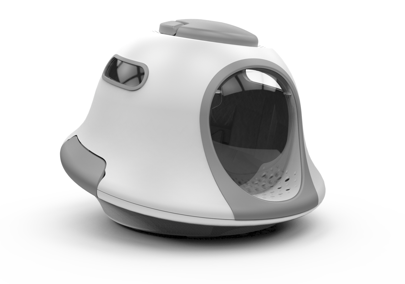 YES4PETS XL Hooded Cat Kitten Toilet Litter Box Tray House With Scoop V278-MSP-101