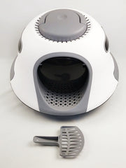 YES4PETS XL Hooded Cat Kitten Toilet Litter Box Tray House With Scoop V278-MSP-101