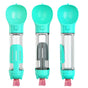 YES4PETS 4 in 1 Portable Pet Dog Puppy Cat Drinking Mug Water Feeder Bottle Valve Travel Bottle Blue V278-MULTI-WATER-BOTTLE-BLUE