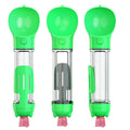 YES4PETS 4 in 1 Portable Pet Dog Puppy Cat Drinking Mug Water Feeder Bottle Valve Travel Bottle Green V278-MULTI-WATER-BOTTLE-GREEN