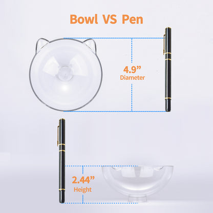 YES4PETS Pet Bowl Water Bowls Portable Anti Slip Skid Feeder Dog Rabbit Cat V278-PB-01D-PET-FEEDER