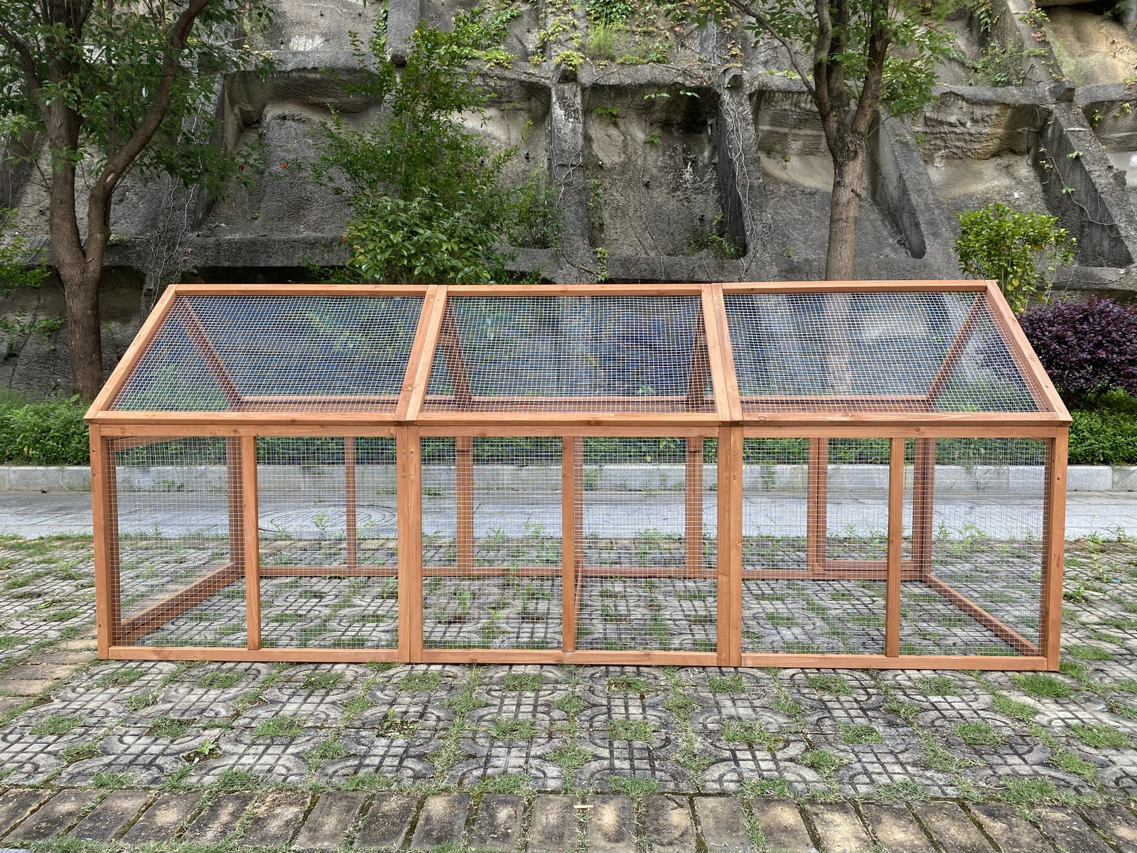 YES4PETS 250 CM Large Chicken Coop Run Guinea Pig Cage Villa Extension Rabbit Hutch House Pen V278-PET-250-RUN