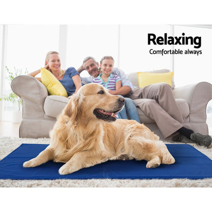 2 X Pet Cooling Bed Gel Mat Dog Cat Non-Toxic Cool Pad Puppy Cold Summer 50x40 CM V278-PET-BED-COOL-MX2