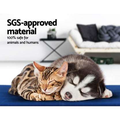 2 X Pet Cooling Bed Gel Mat Dog Cat Non-Toxic Cool Pad Puppy Cold Summer 50x40 CM V278-PET-BED-COOL-MX2