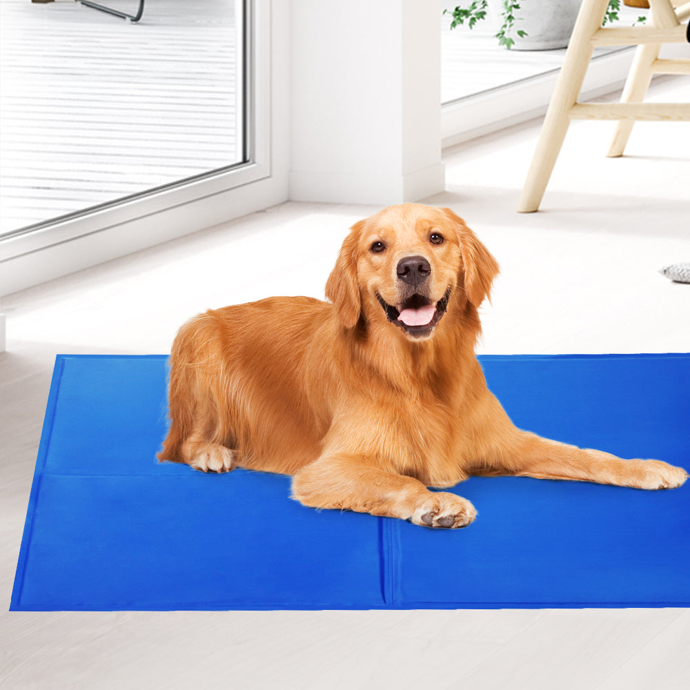 2 X Pet Cooling Bed Gel Mat Dog Cat Non-Toxic Cool Pad Puppy Cold Summer 50x40 CM V278-PET-BED-COOL-MX2