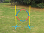 YES4PETS Portable Adjustable Dog Puppy Training Practice Jump Tyre Agility Post V278-PET-JUMP-TYRE-NDA1083