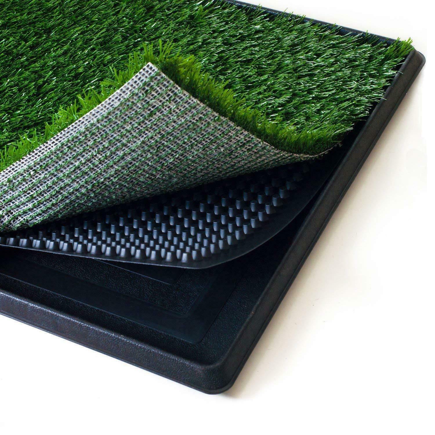 YES4PETS XL Indoor Dog Puppy Toilet Grass Training Mat Loo Pad Potty 76 X 51 cm V278-PET-POTTY-HH196