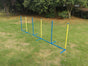 YES4PETS Portable Dog Puppy Training Practice Weave Poles Agility Post Set V278-PET-WEAVE-POLES-NDA1071-A