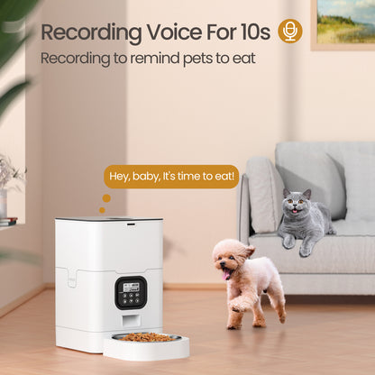 YES4PETS 6L Automatic Digital Pet Dog Cat Feeder Food Bowl Dispenser V278-PF-128-FEEDER-6009-0833