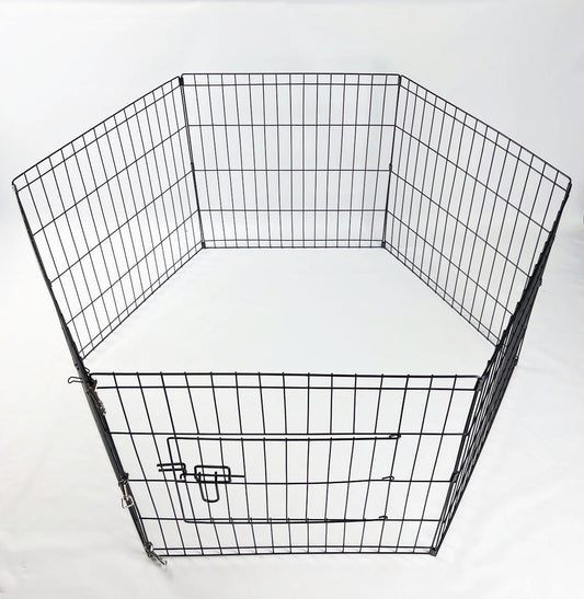YES4PETS 6 Panel Dog Cat Exercise Playpen Puppy Enclosure Rabbit Fence V278-PL24-6