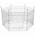YES4PETS 24' 6 Panel Pet Playpen Fold Exercise Cage Fence Enclosure V278-PL24-6T