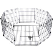 YES4PETS 24' Dog Rabbit Playpen Exercise Puppy Enclosure Fence With Cover V278-PL24WCOVER