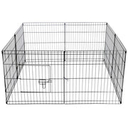 YES4PETS 24' Dog Rabbit Playpen Exercise Puppy Enclosure Fence With Cover V278-PL24WCOVER