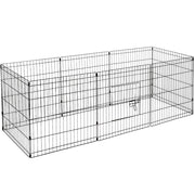 YES4PETS 24' Dog Rabbit Playpen Exercise Puppy Enclosure Fence With Cover V278-PL24WCOVER