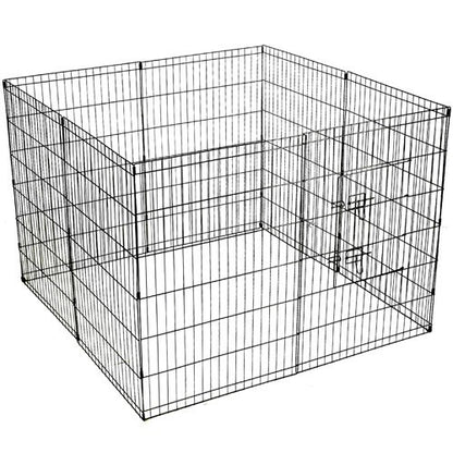 YES4PETS 36' Dog Rabbit Playpen Exercise Puppy Cat Enclosure Fence With Cover V278-PL36WCOVER
