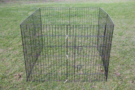 YES4PETS 120 cm 8 Panel Pet Dog Playpen Exercise Chicken Cage Puppy Crate Enclosure Cat Fence V278-PL48