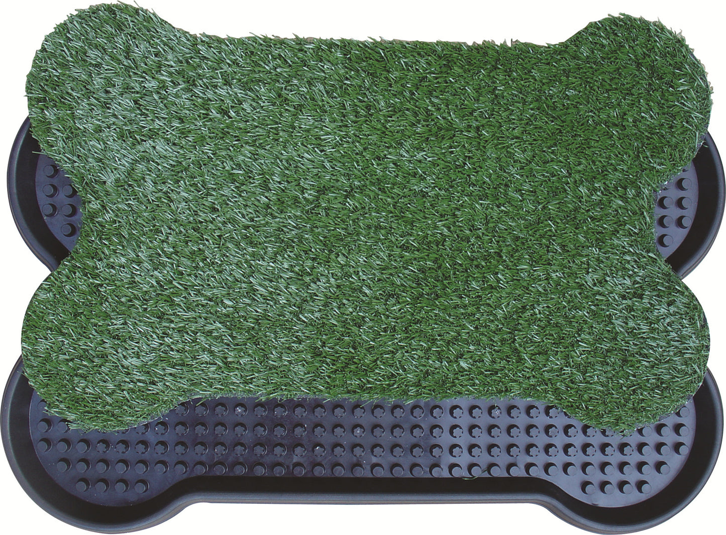 YES4PETS Dog Puppy Toilet Grass Potty Training Mat Loo Pad Bone Shape Indoor with 3 grass V278-POTTY-HH212-BONE-3XGRASS