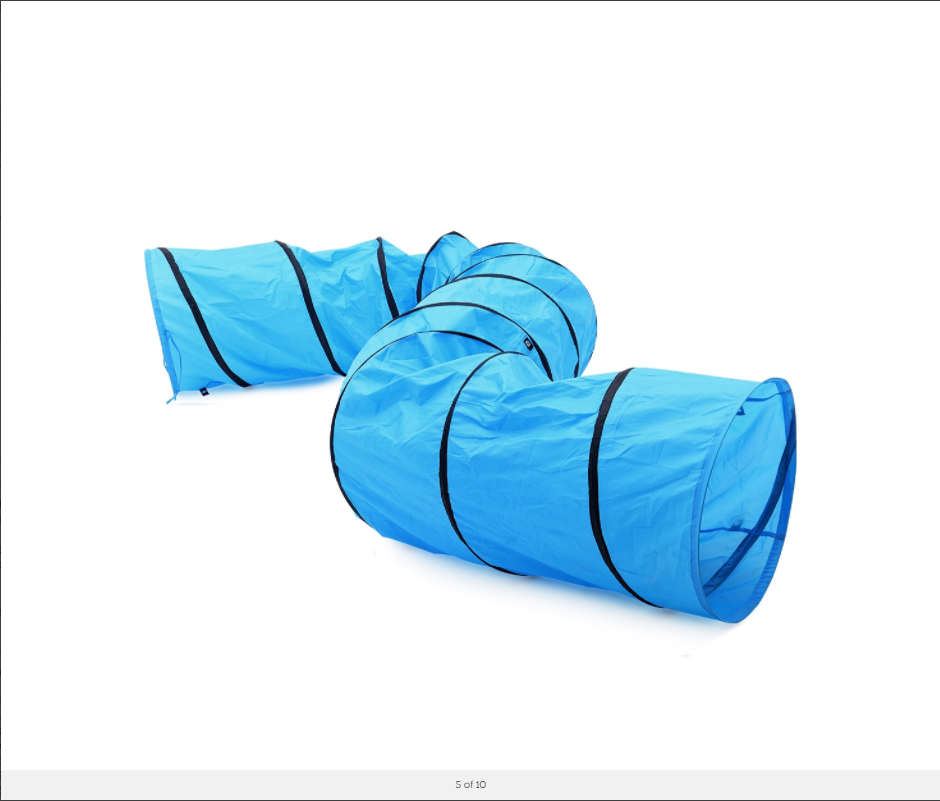 YES4PETS Portable Pet Dog Agility Training Exercise Cat Tunnel Chute with Carry Bag 5M V278-PT52560