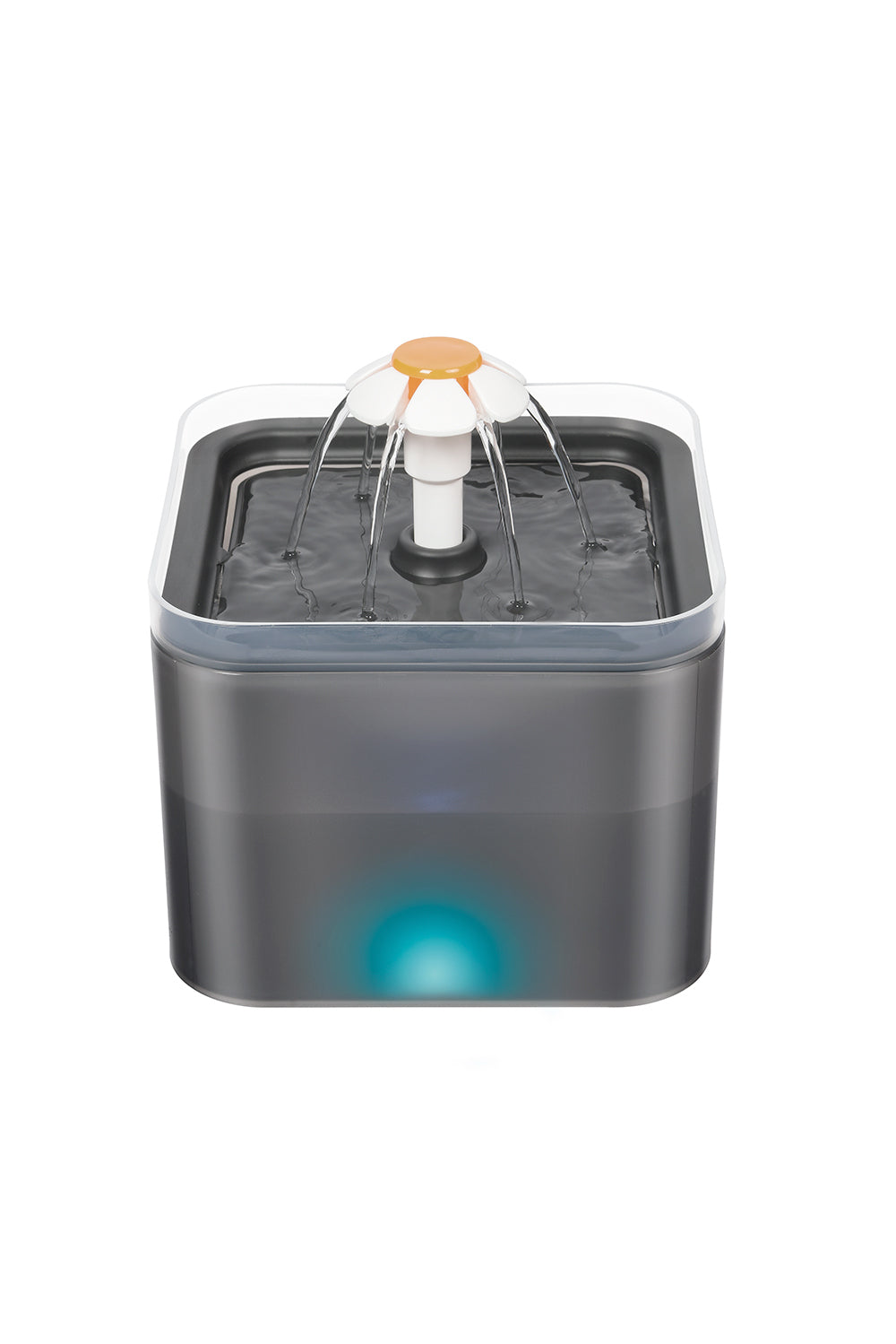 YES4PETS Automatic Electric Pet Water Fountain Dog Cat Water Feeder Bowl Dispenser W LED Black V278-PW-109-BLACK