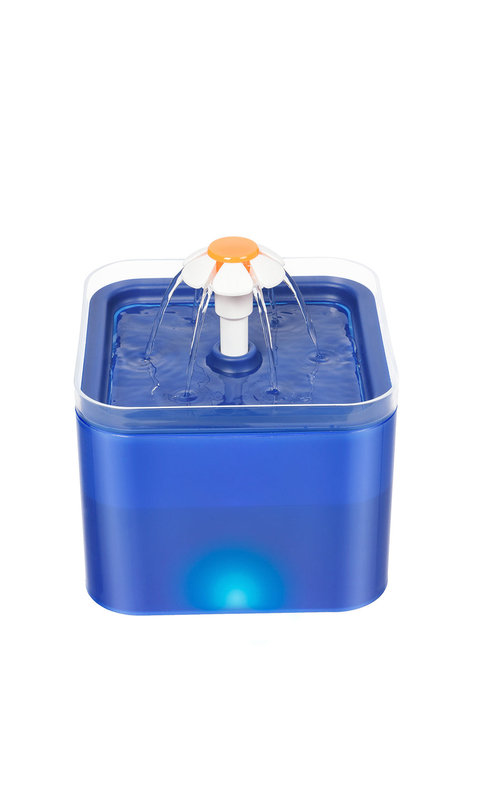 YES4PETS Automatic Electric Pet Water Fountain Dog Cat Water Feeder Bowl Dispenser W LED Blue V278-PW-109-BLUE