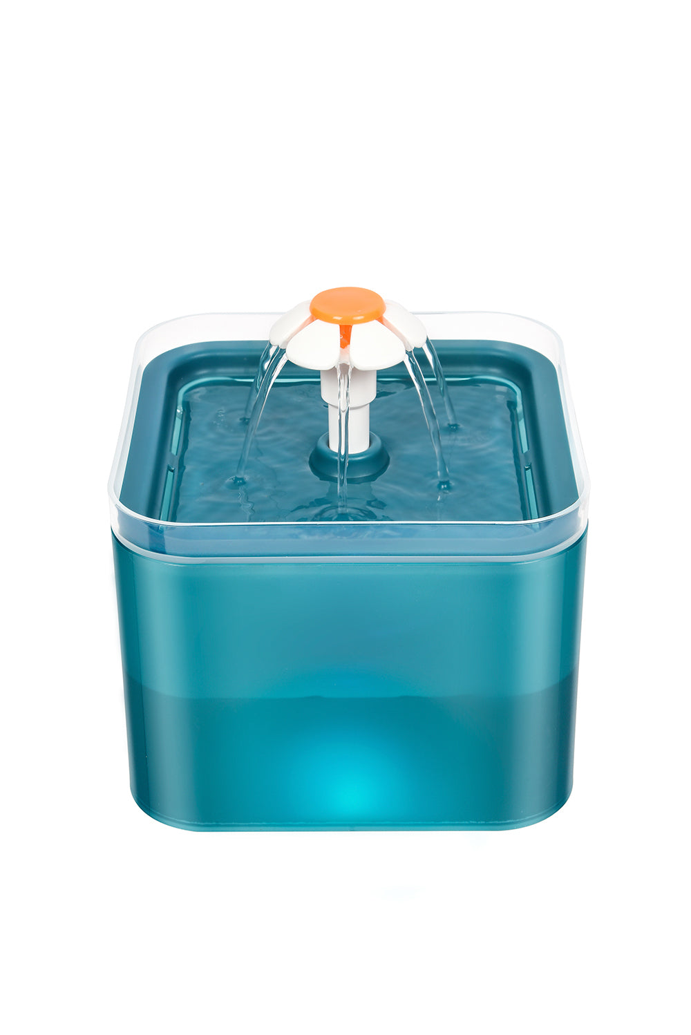 YES4PETS Automatic Electric Pet Water Fountain Dog Cat Water Feeder Bowl Dispenser W LED Green V278-PW-109-GREEN