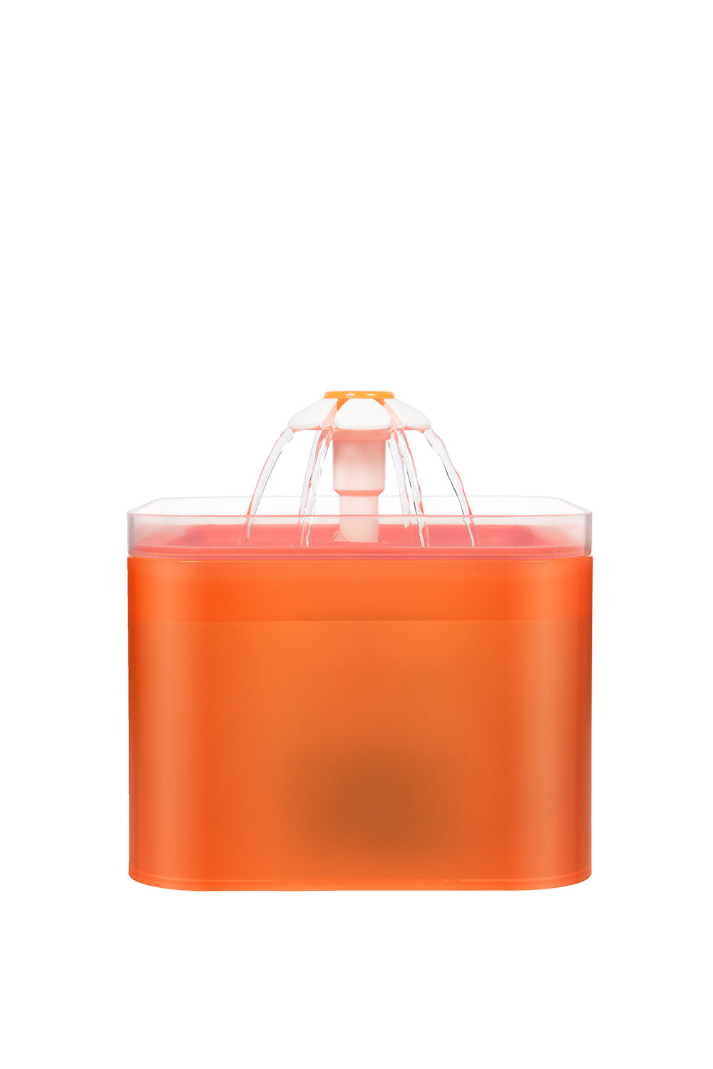 YES4PETS Dog Cat Water Feeder Automatic Electric Pet Water Fountain Bowl Dispenser W LED Orange V278-PW-109-ORANGE